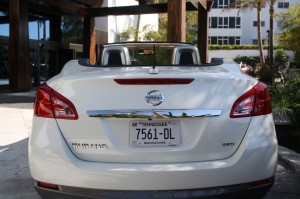 white Nissan CrossCabriolet