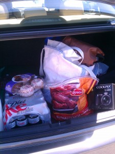 food in trunk