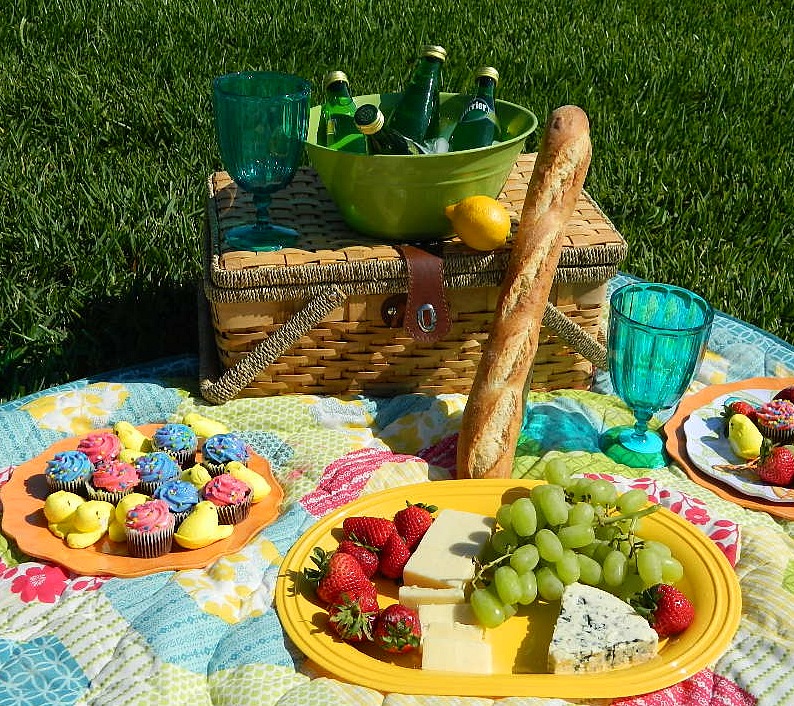 elegant spring picnic