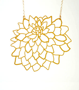 Dahlia Pendant Necklace