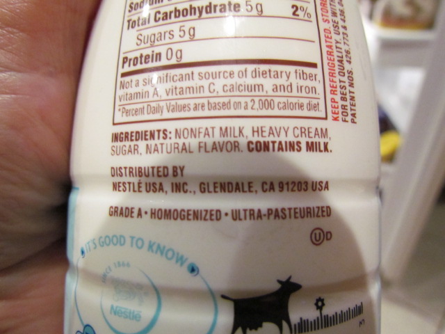 ingredient list