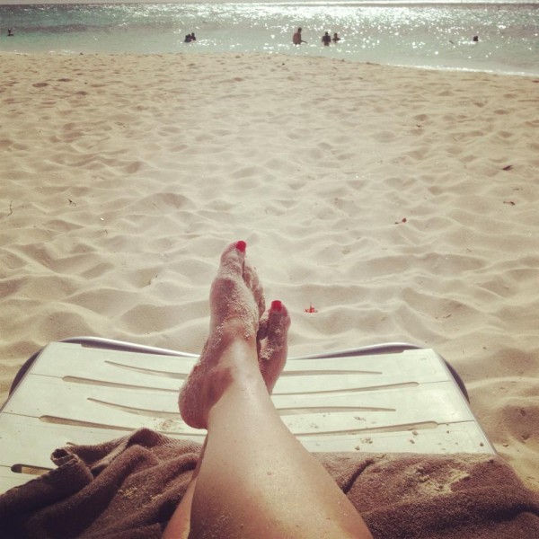 beach feet - Aruba