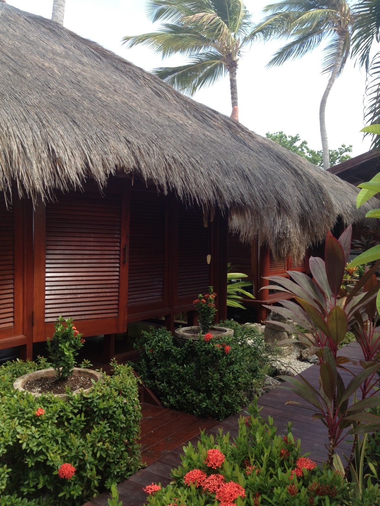 Massage cabana at Manchebo Resort
