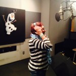 in the booth