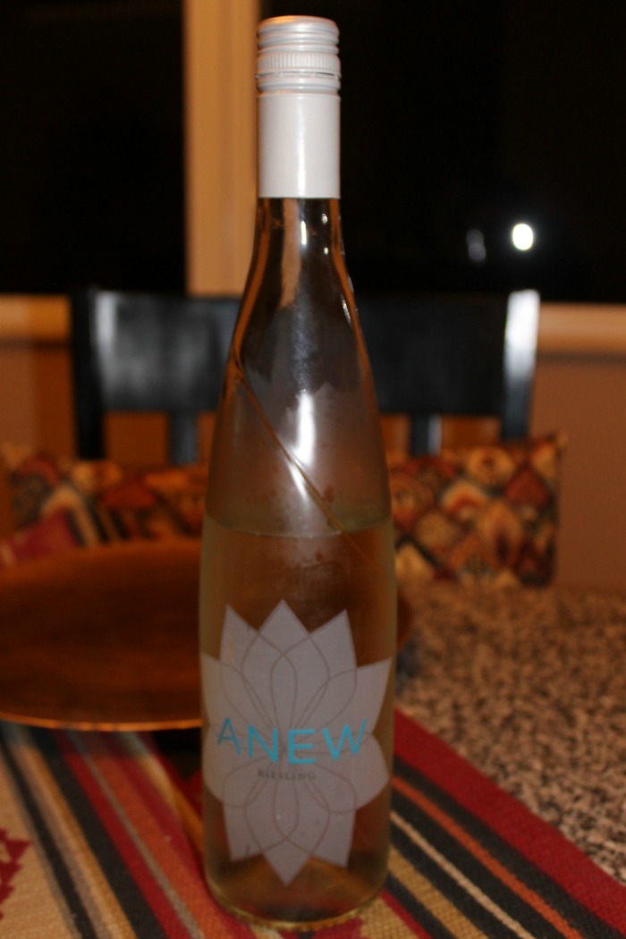 anew Reisling bottle