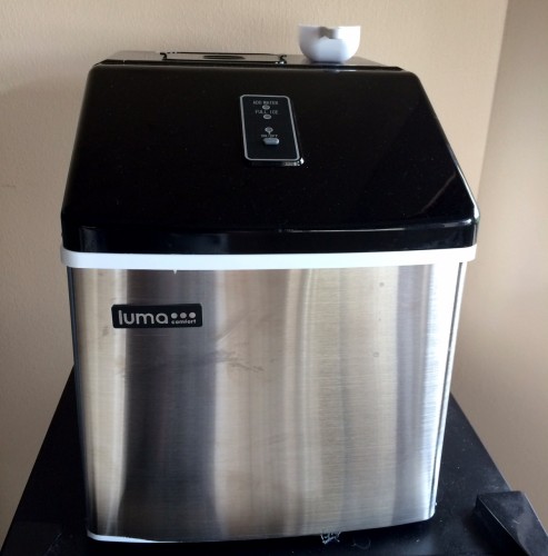 Luma Comfort 28 Lb. Portable Clear Ice Maker - Stainless Steel