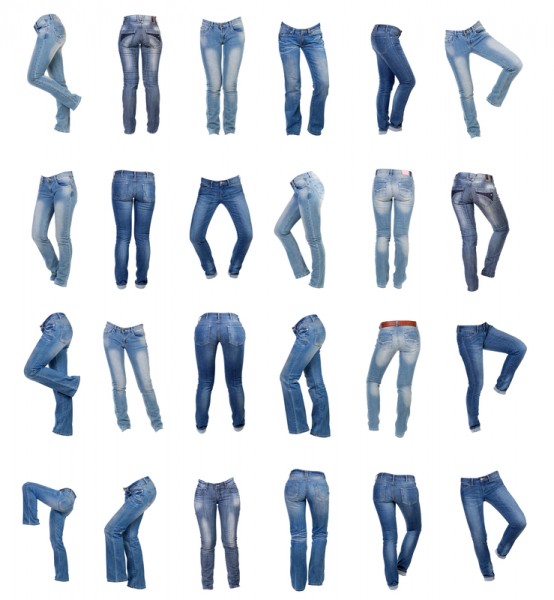 Jeans for women collage