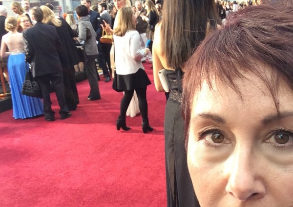 red carpet selfie