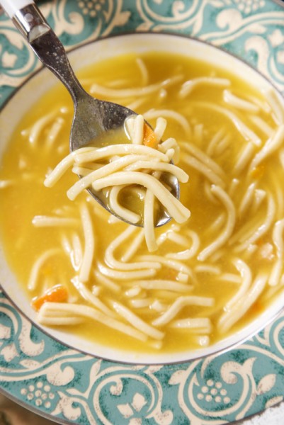 Chicken noodle soup.