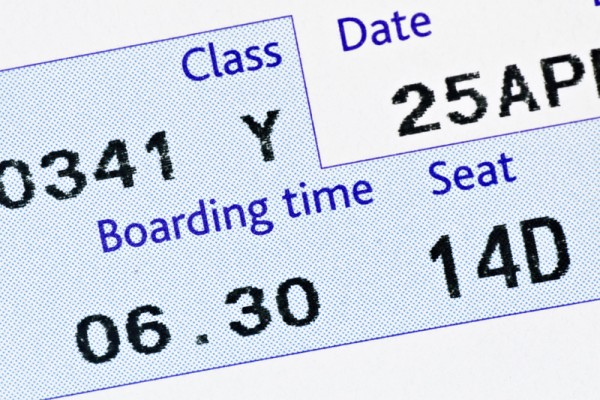 boarding card