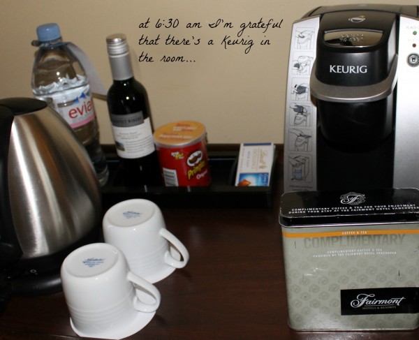 keurig in the room