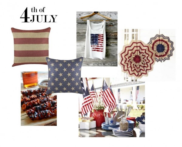 4th of july collage