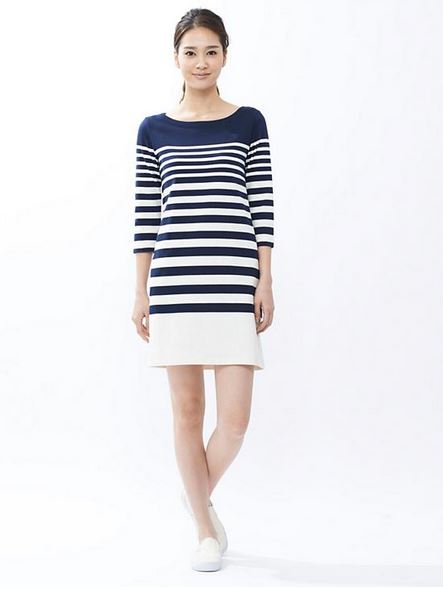 uniqlo striped dress