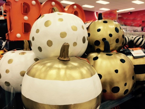 gold pumpkins