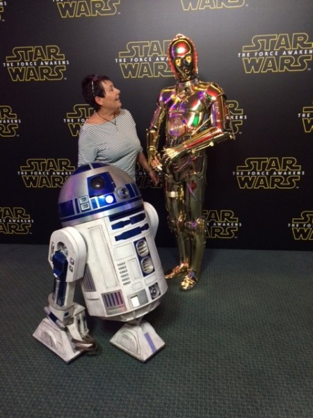 hanging with C3PO and R2D2