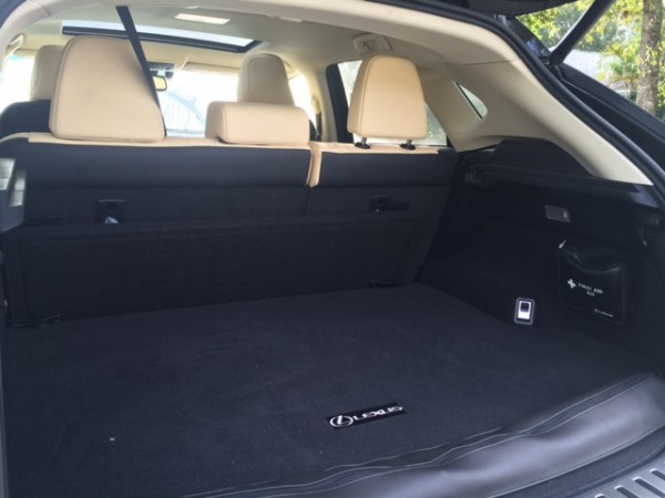 Lexus NX 300h trunk