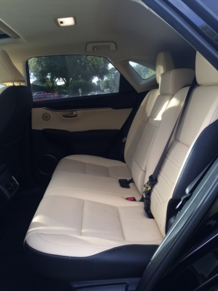 back seat lexus nx 300h