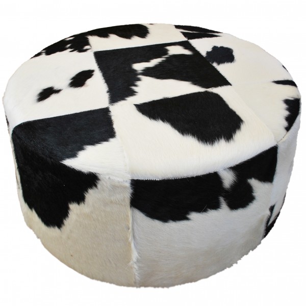 Pinto Cowhide Ottoman