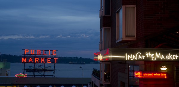 Typical Cloudy Misty Day near Inn at The Market Seattle