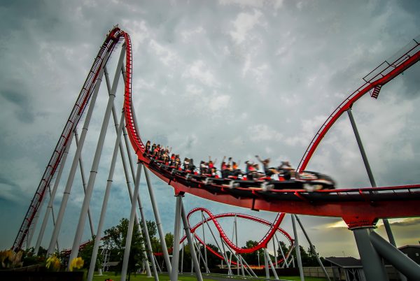 rollercoaster amusement park ride