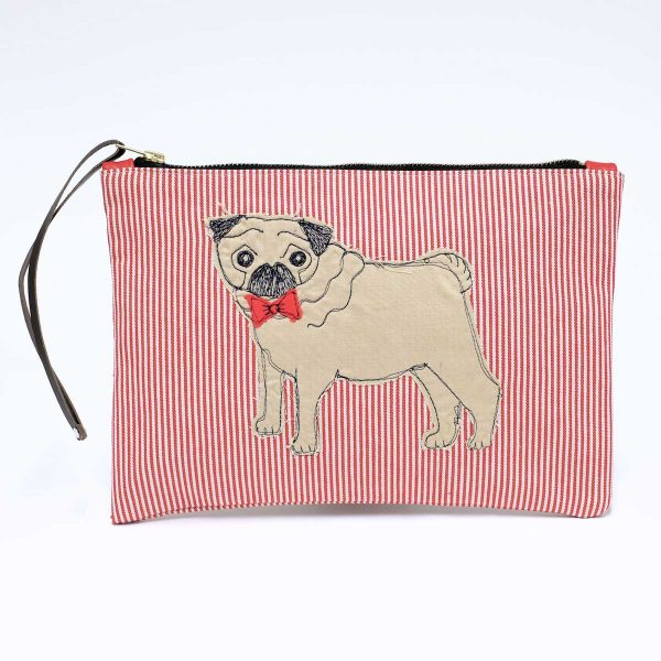 Pug Clutch Bag