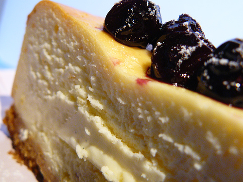 New York style cheesecake – Thanksgiving dessert