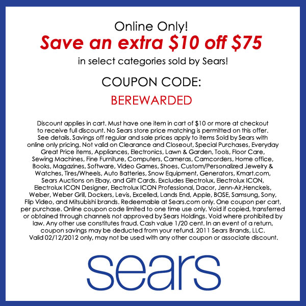 Berewarded at Sears