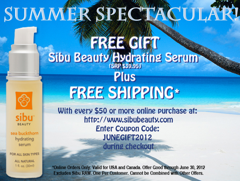 Free gift from Sibu Beauty with purchase!