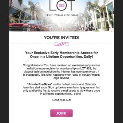 You’re invited to an EXCLUSIVE shopping experience