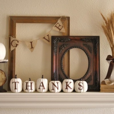 DIY Thanksgiving decor