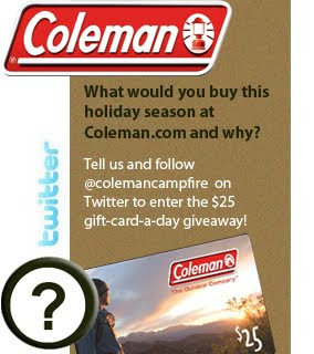 Coleman – a Giveaway for the Guys