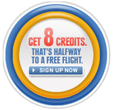 Southwest Airlines – you can be halfway to a free ticket…..