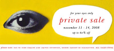 DEAL ALERT ~ Kate Spade PRIVATE Sale