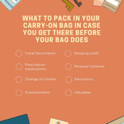 What to pack in your carry-on – printable