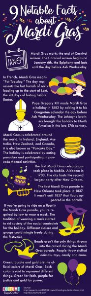 3 facts about mardi gras