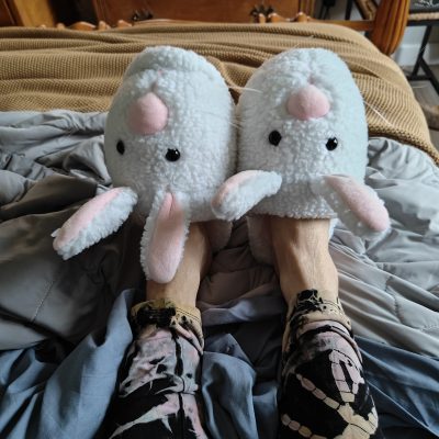 My Bunny Hop to Happiness: A Love Affair with Bunny Slippers